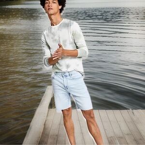 And Now This Mens Denim Shorts The Slim Short Sz 38 Morden Flex Sits At Waist
